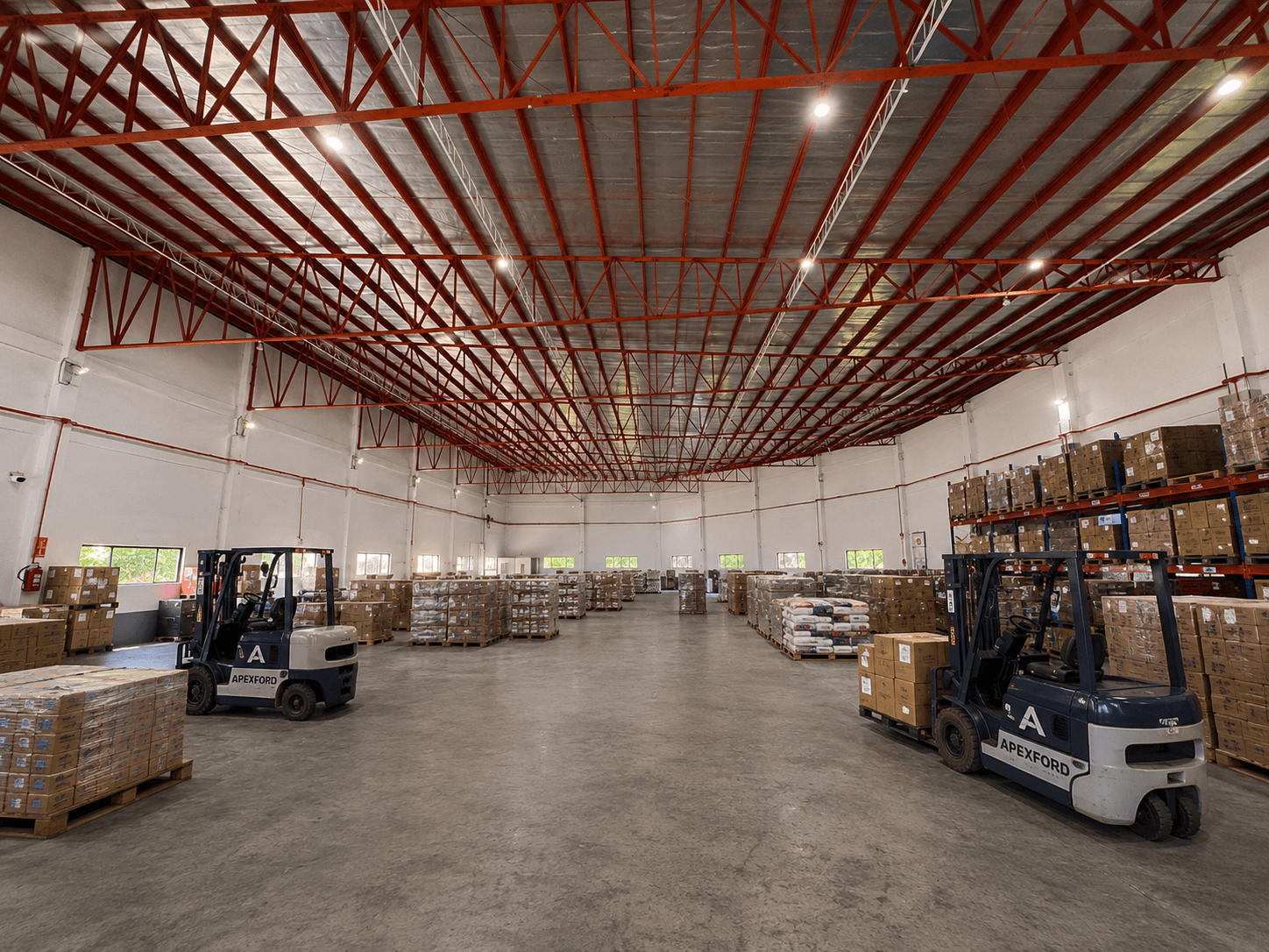 Apexford warehouse interior